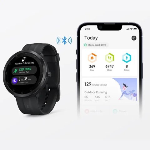Smartwatch Watch R WT2001 Złoty Android iOS Maimo Smartwatch Watch R WT2001 Złoty Android iOS Maimo