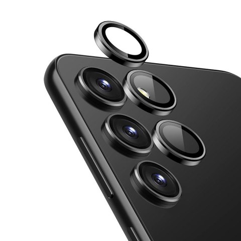 Szkło hartowane na obiektyw aparatu Samsung Galaxy S24+ Czarne CRONG