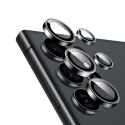 Szkło hartowane na obiektyw aparatu Samsung Galaxy S24 Ultra Czarne CRONG