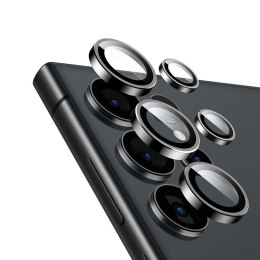Szkło hartowane na obiektyw aparatu Samsung Galaxy S24 Ultra Czarne CRONG