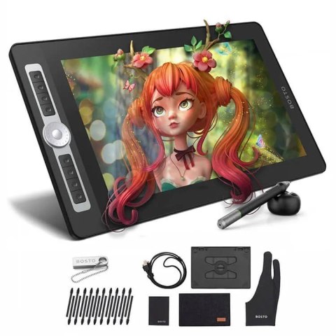 Tablet graficzny BT-16HD PRO 1920x1080 FHD Klawisze BOSTO Tablet graficzny BT-16HD PRO 1920x1080 FHD Klawisze BOSTO