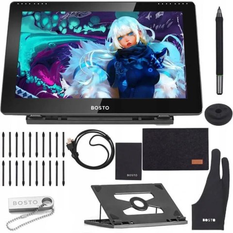 Tablet graficzny BT-16HDT 1920x1080 FHD dotykowy BOSTO Tablet graficzny BT-16HDT 1920x1080 FHD dotykowy BOSTO