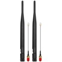 Antena Wi-Fi 2.4/2.5GHz | 5.1/5.8GHz | 5dBi | dookólna | wewnętrzna Qoltec