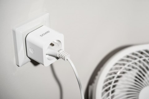 Inteligentne gniazdko Wi-Fi 16A Pomiar zużycia energii, wielopak 3 szt., AS-01, białe