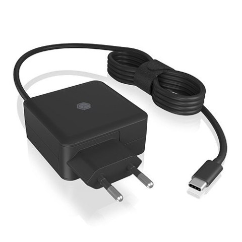 Ładowarka IB-PS111-PD 65 Watt, Type-C , kabel 150cm IcyBox Ładowarka IB-PS111-PD 65 Watt, Type-C , kabel 150cm IcyBox