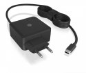 Ładowarka IB-PS111-PD 65 Watt, Type-C , kabel 150cm IcyBox