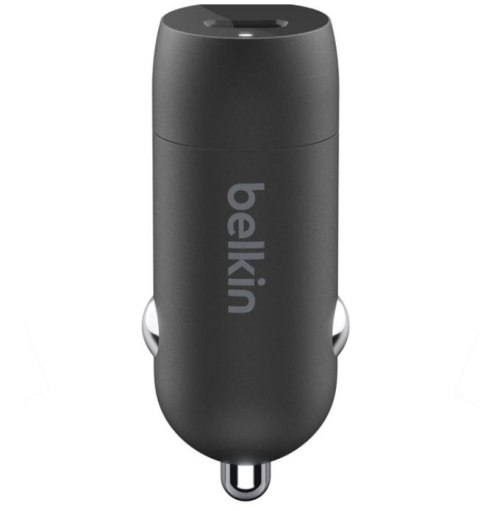 Ładowarka samochodowa 30W PD PPS Czarna + Kabel USB-C Belkin Ładowarka samochodowa 30W PD PPS Czarna + Kabel USB-C Belkin