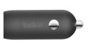 Ładowarka samochodowa 30W PD PPS Czarna + Kabel USB-C Belkin