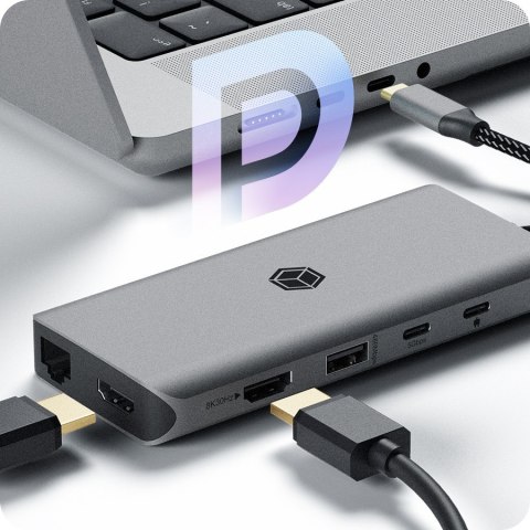 Stacja dokująca IB-DK4061-CPD 12w1,2xHDMI, PD 100W IcyBox Stacja dokująca IB-DK4061-CPD 12w1,2xHDMI, PD 100W IcyBox