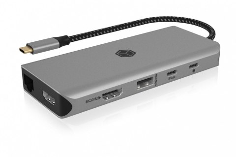 Stacja dokująca IB-DK4061-CPD 12w1,2xHDMI, PD 100W IcyBox Stacja dokująca IB-DK4061-CPD 12w1,2xHDMI, PD 100W IcyBox