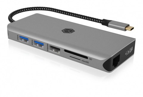 Stacja dokująca IB-DK4061-CPD 12w1,2xHDMI, PD 100W IcyBox Stacja dokująca IB-DK4061-CPD 12w1,2xHDMI, PD 100W IcyBox