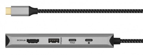 Stacja dokująca IB-DK4061-CPD 12w1,2xHDMI, PD 100W IcyBox Stacja dokująca IB-DK4061-CPD 12w1,2xHDMI, PD 100W IcyBox