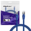 Kabel patchcord FTP | CAT6 | 2 x RJ-45 | 5m Qoltec