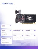 Karta graficzna Geforce GT 240 1GB DDR3 128BIT DVI HDMI VGA LP Fan V2 AFOX