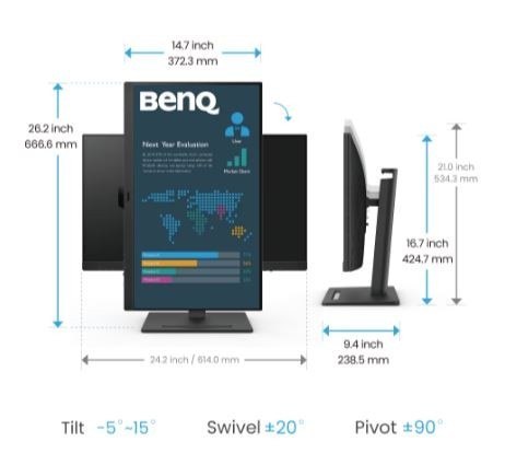 Monitor 27 cali BL2790QT 2K 5ms/IPS/75Hz/HDMI Benq Monitor 27 cali BL2790QT 2K 5ms/IPS/75Hz/HDMI Benq