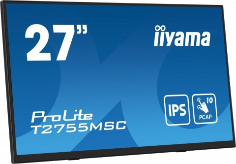 Monitor 27 cali T2755MSC-B1 DOTYK,USB,HDMI,IPS IIYAMA