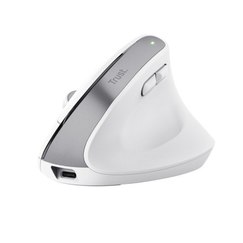 Mysz ergonomiczna BAYO+ Bezprzewodowa Biała Trust