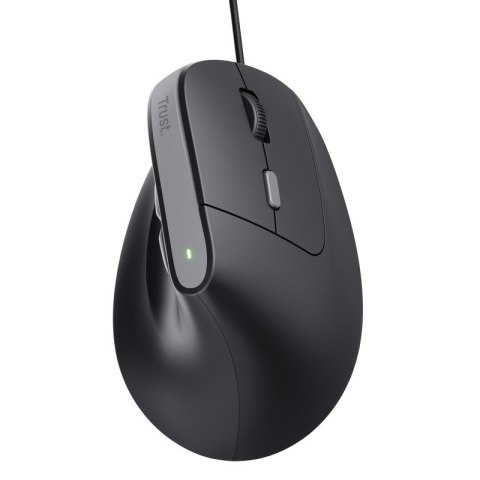 Mysz ergonomiczna przewodowa Bayo II czarna Trust