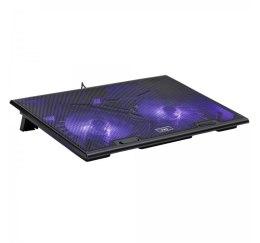Podstawka chłodząca MS COOL D105 LED 2X USB Czarna MS