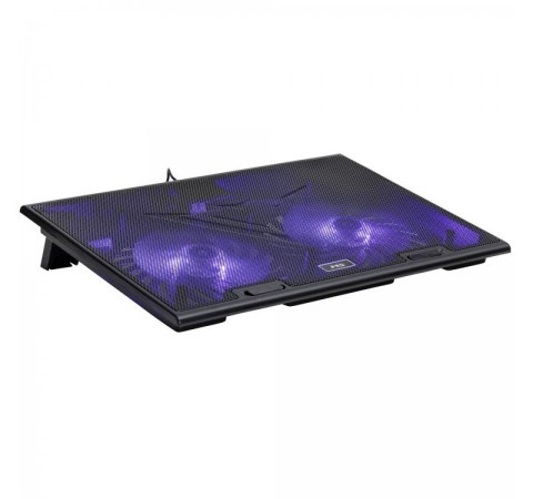 Podstawka chłodząca MS COOL D105 LED 2X USB Czarna MS Podstawka chłodząca MS COOL D105 LED 2X USB Czarna MS