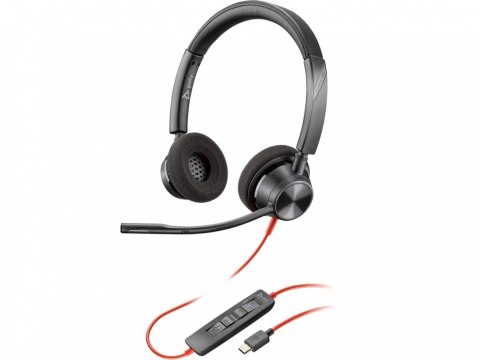 Słuchawki Blackwire 3320 MST USB-C/A adapter 8X220AA POLY Słuchawki Blackwire 3320 MST USB-C/A adapter 8X220AA POLY