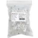 Wtyk złącze modularne RJ45 | CAT5e | UTP | Pozłacane styki | 100 sztuk Qoltec