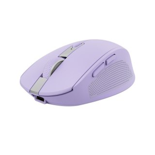 Bezprzewodowa mysz OZAA Compact Fioletowa Trust