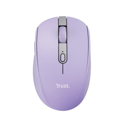 Bezprzewodowa mysz OZAA Compact Fioletowa Trust