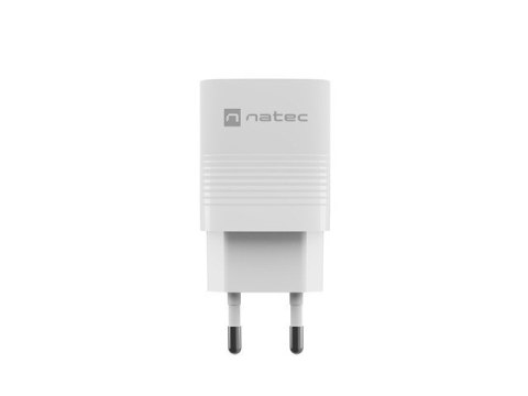 Ładowarka sieciowa Ribera GAN 1X USB-A + 1X USB-C 30W Biała Natec Ładowarka sieciowa Ribera GAN 1X USB-A + 1X USB-C 30W Biała Natec