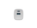 Ładowarka sieciowa Ribera GAN 1X USB-A + 1X USB-C 30W Biała Natec