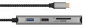 Stacja dokująca IB-DK4012-CPD 9w1, 2x HDMI, 4K60Hz, 3xUSB, 100W PD,LAN, Czytnik kart IcyBox