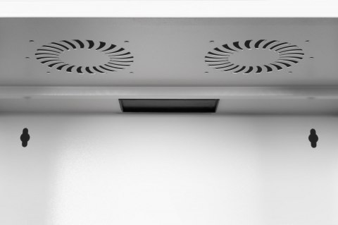Szafa sieciowa wisząca 19" 4U, SOHO PRO 240 x 540 x 400 mm, nośność 60kg, drzwi szyba, niezłożona, Szara Digitus
