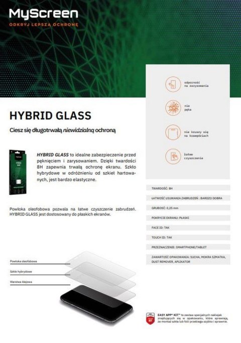 Szkło Hybrydowe HybridGlass iPhone 13 Pro Max 6,7 cala MyScreenProtector Szkło Hybrydowe HybridGlass iPhone 13 Pro Max 6,7 cala MyScreenProtector