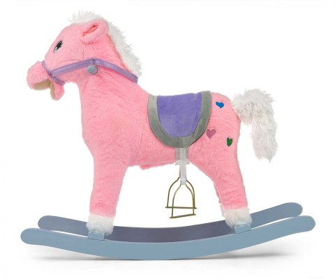 Koń na biegunach Łatek Pink Milly Mally