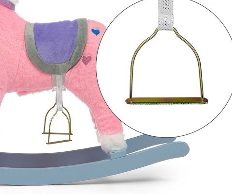 Koń na biegunach Łatek Pink Milly Mally