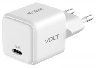 Ładowarka sieciowa USB C 20W 3A Power Delivery 3.0 QC 3.0 Biała YENKEE