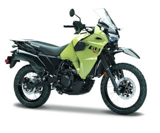Model metalowy Kawasaki KLR 650 z podstawką 1/18 Maisto