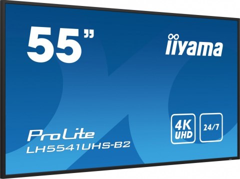 Monitor 54.6 cala ProLite LH5541UHS-B2 24/7 500cd 4K IPS IIYAMA