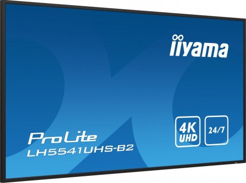 Monitor 54.6 cala ProLite LH5541UHS-B2 24/7 500cd 4K IPS IIYAMA
