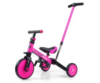 Rowerek Ride On - Bike 4w1 OPTIMUS PLUS Pink Milly Mally