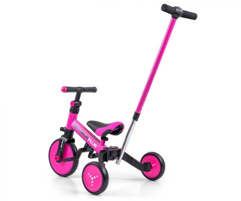 Rowerek Ride On - Bike 4w1 OPTIMUS PLUS Pink Milly Mally
