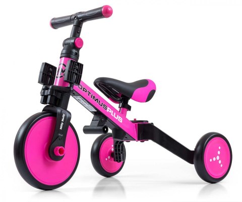 Rowerek Ride On - Bike 4w1 OPTIMUS PLUS Pink Milly Mally