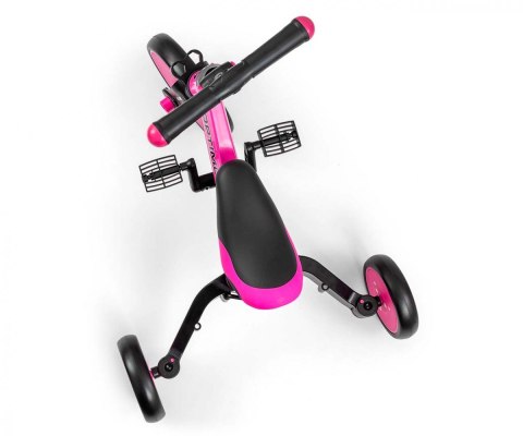 Rowerek Ride On - Bike 4w1 OPTIMUS PLUS Pink Milly Mally