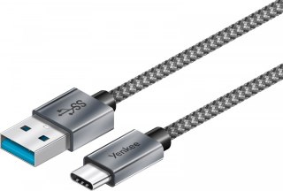 Kabel USB A 3.1 / USB C 3.1 transfer 5Gb/s /3A 15W YENKEE