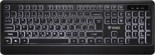 Klawiatura Podświetlana cicha USB z niskoprofilowymi klawiszami YENKEE