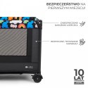 Łóżeczko turystyczne JOY 2 HAPPY SHAPES Kinderkraft