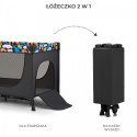 Łóżeczko turystyczne JOY 2 HAPPY SHAPES Kinderkraft