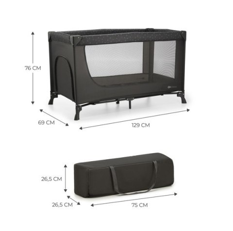 Łóżeczko turystyczne JOY LIGHT GREY Kinderkraft Łóżeczko turystyczne JOY LIGHT GREY Kinderkraft