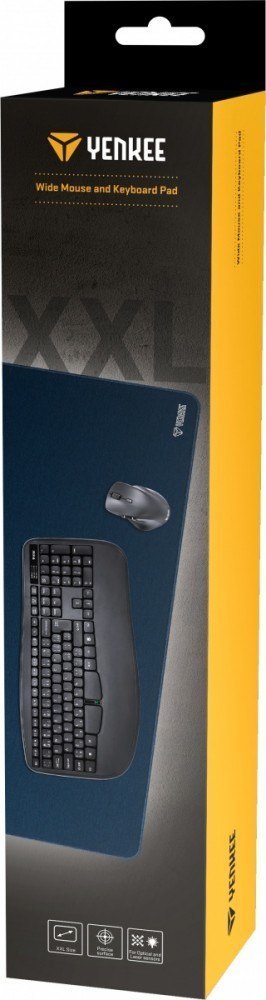 Podkładka pod klawiaturę i mysz XXL YPM 9040 Niebieska YENKEE