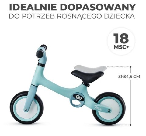 Rowerek biegowy TOVE SUMMER MINT Kinderkraft Rowerek biegowy TOVE SUMMER MINT Kinderkraft